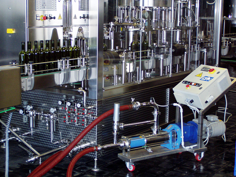 Винтовой насос CSF Inox - линии розлива